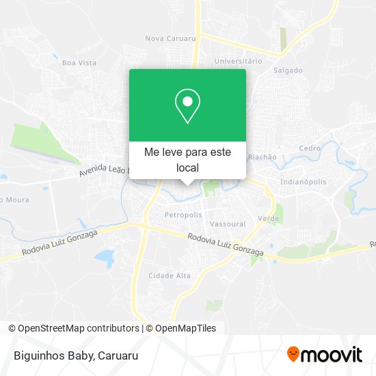 Biguinhos Baby mapa