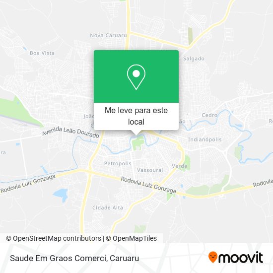 Saude Em Graos Comerci mapa
