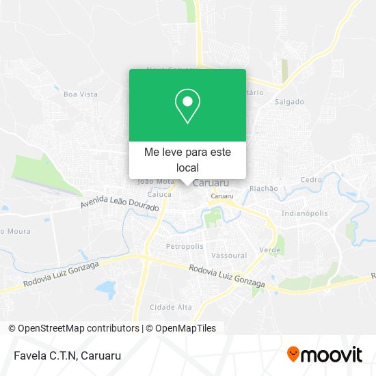 Favela C.T.N mapa