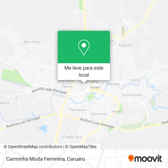 Carminha Moda Feminina mapa