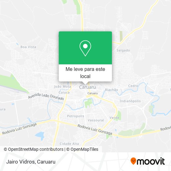 Jairo Vidros mapa