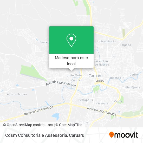 Cdsm Consultoria e Assessoria mapa