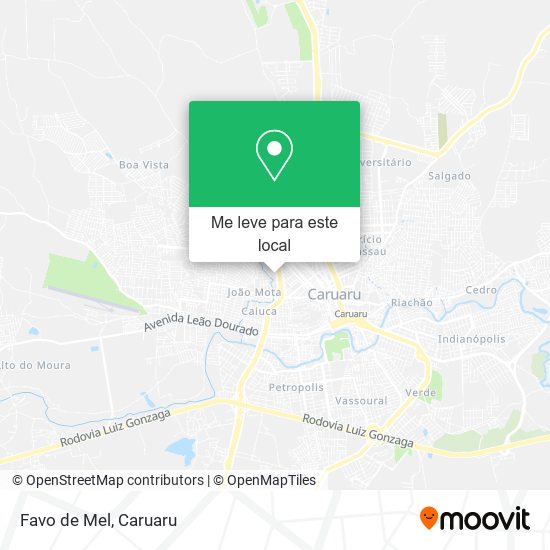 Favo de Mel mapa