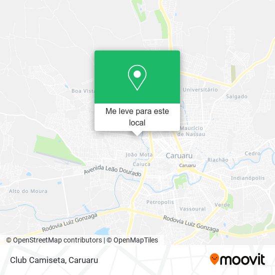 Club Camiseta mapa