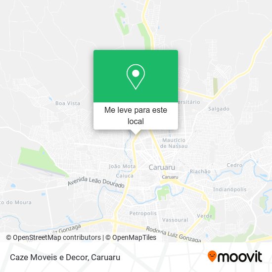 Caze Moveis e Decor mapa