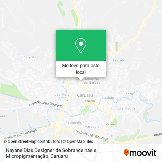 Nayane Dias Designer de Sobrancelhas e Micropigmentação mapa