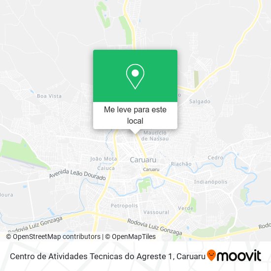 Centro de Atividades Tecnicas do Agreste 1 mapa