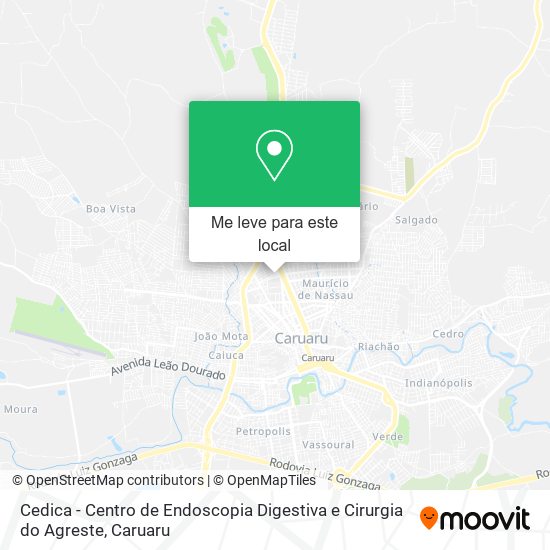 Cedica - Centro de Endoscopia Digestiva e Cirurgia do Agreste mapa