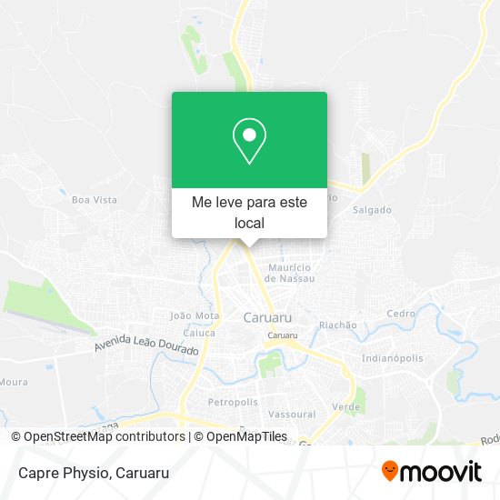 Capre Physio mapa