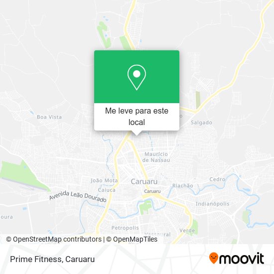 Prime Fitness mapa