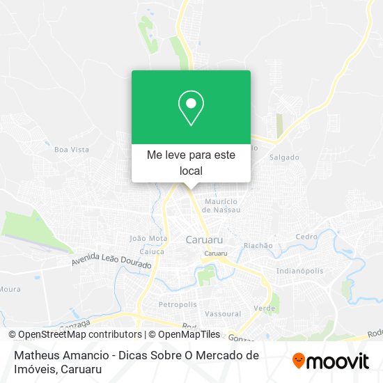 Matheus Amancio - Dicas Sobre O Mercado de Imóveis mapa