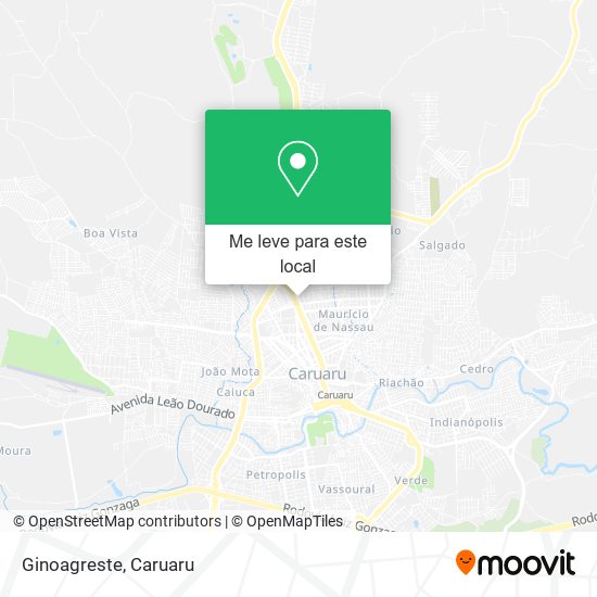 Ginoagreste mapa