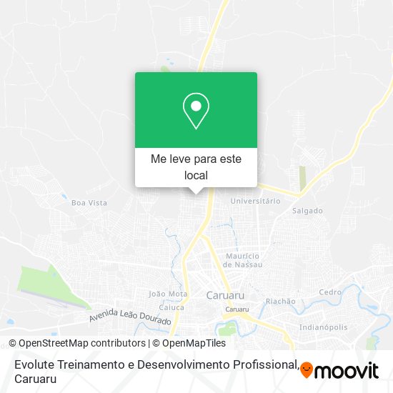 Evolute Treinamento e Desenvolvimento Profissional mapa