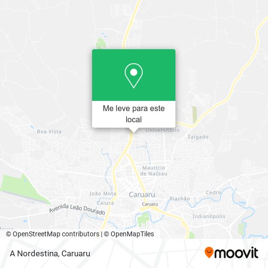 A Nordestina mapa