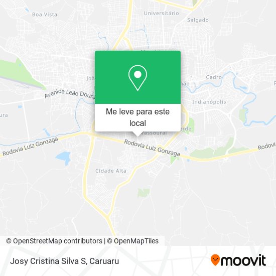 Josy Cristina Silva S mapa