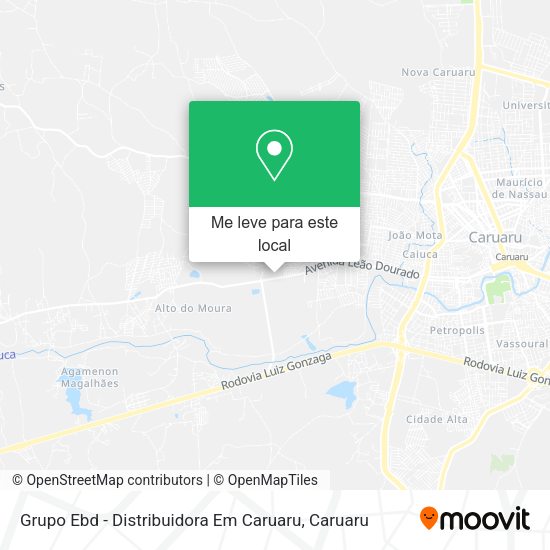 Grupo Ebd - Distribuidora Em Caruaru mapa