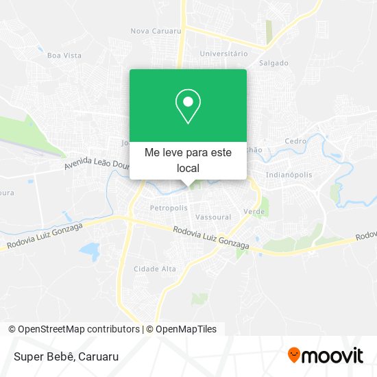 Super Bebê mapa
