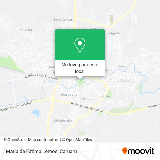 Maria de Fátima Lemos mapa