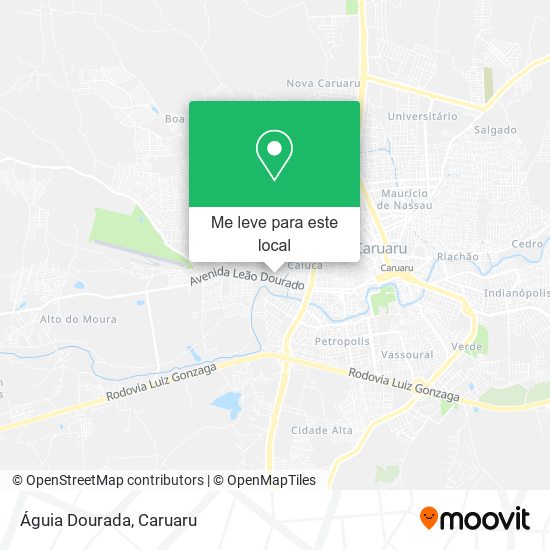 Águia Dourada mapa