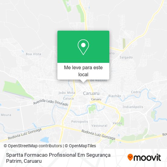 Spartta Formacao Profissional Em Segurança Patrim mapa