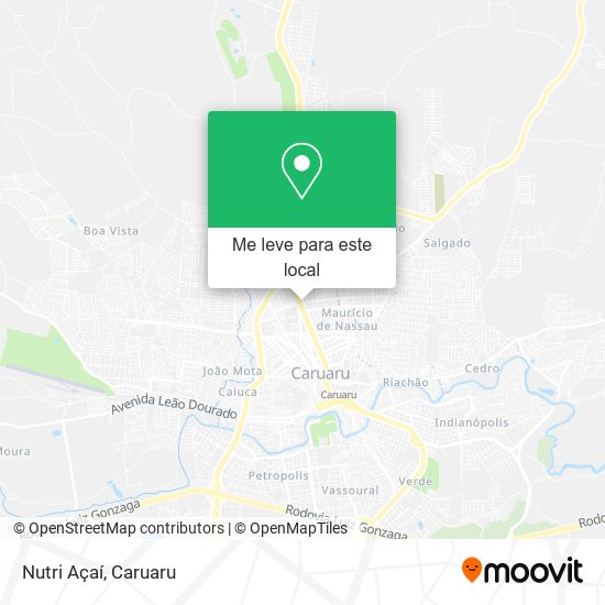 Nutri Açaí mapa