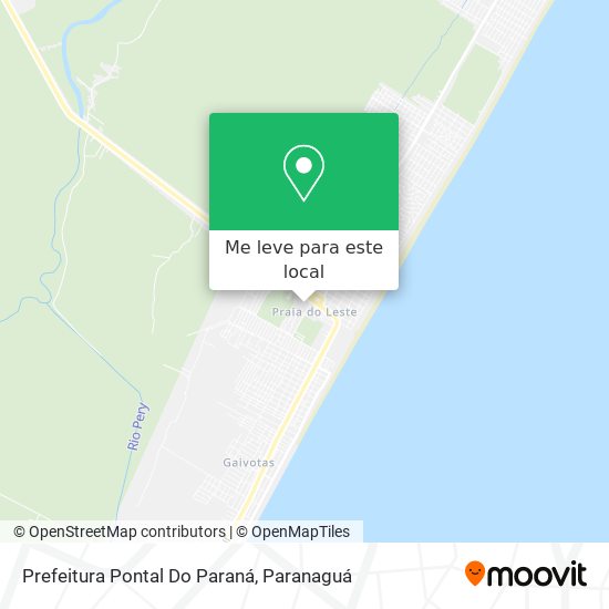 Prefeitura Pontal Do Paraná mapa
