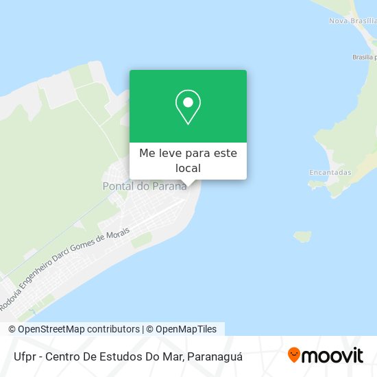Ufpr - Centro De Estudos Do Mar mapa