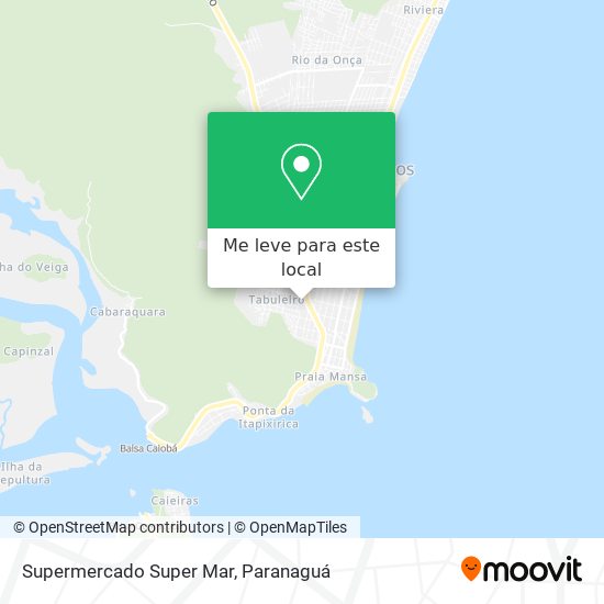 Supermercado Super Mar mapa