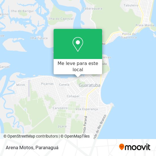 Arena Motos mapa