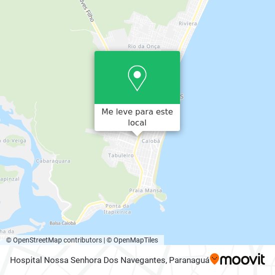 Hospital Nossa Senhora Dos Navegantes mapa