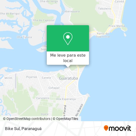Bike Sul mapa
