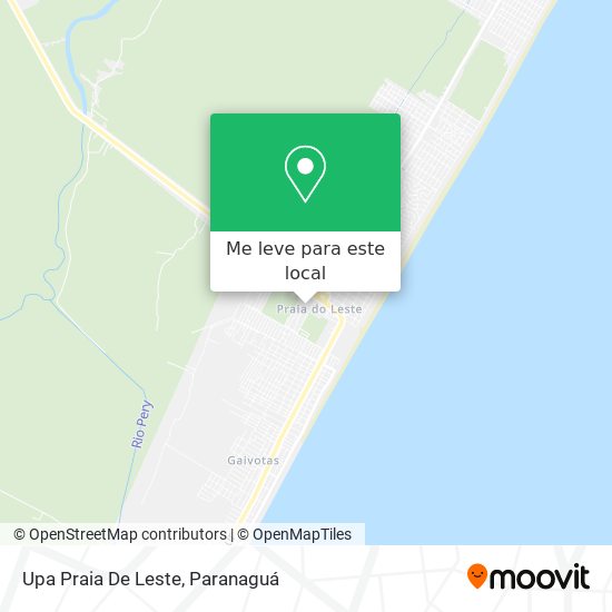 Upa Praia De Leste mapa