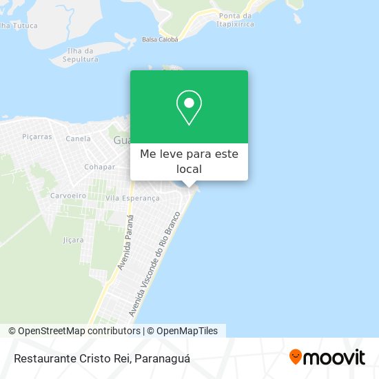 Restaurante Cristo Rei mapa