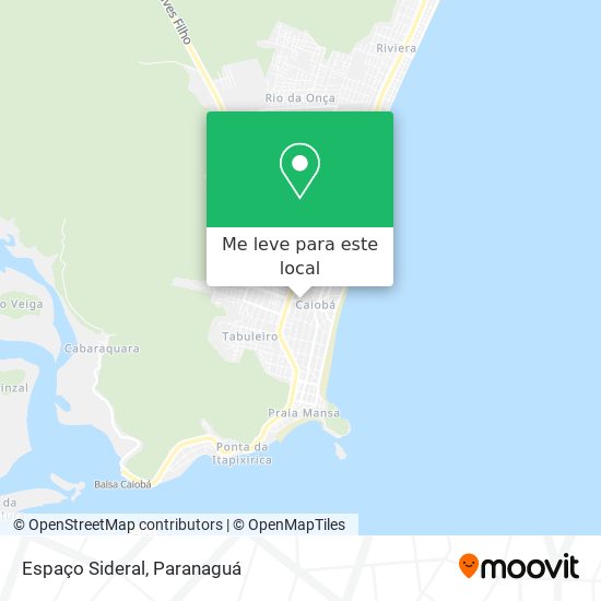 Espaço Sideral mapa