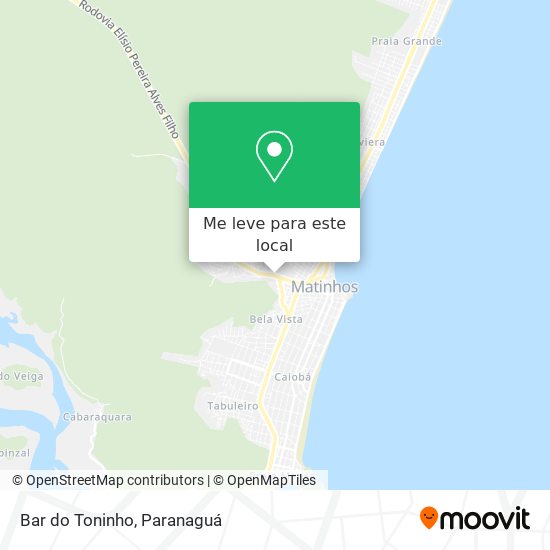 Bar do Toninho mapa