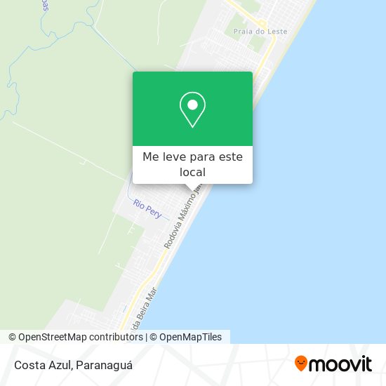 Costa Azul mapa