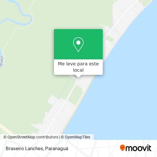 Braseiro Lanches mapa