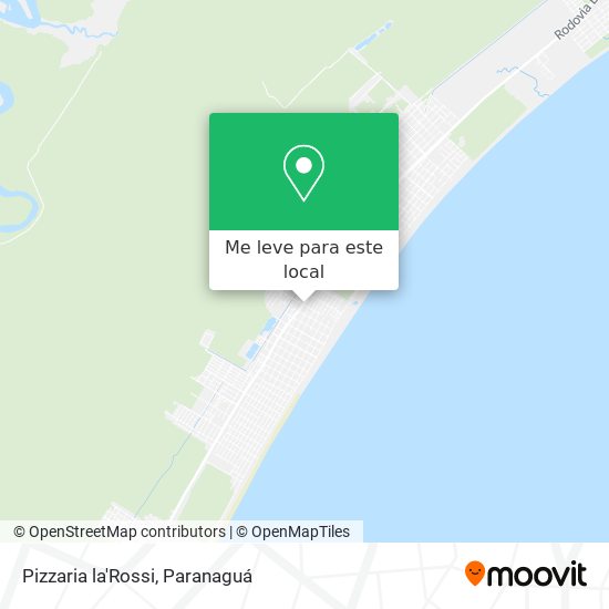 Pizzaria la'Rossi mapa