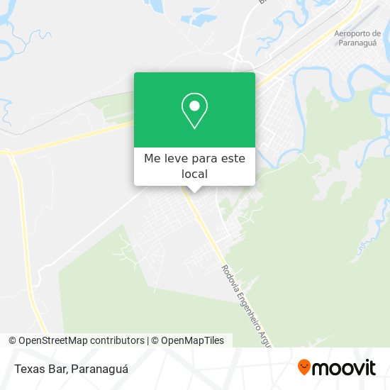 Texas Bar mapa