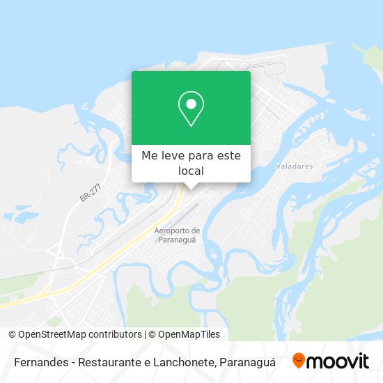 Fernandes - Restaurante e Lanchonete mapa