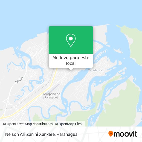 Nelson Ari Zanini Xanxere mapa