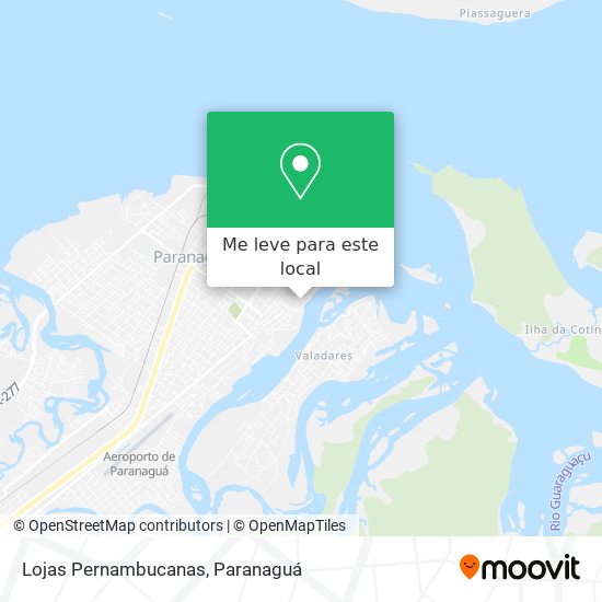 Lojas Pernambucanas mapa