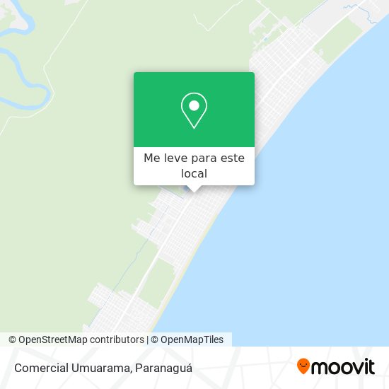 Comercial Umuarama mapa