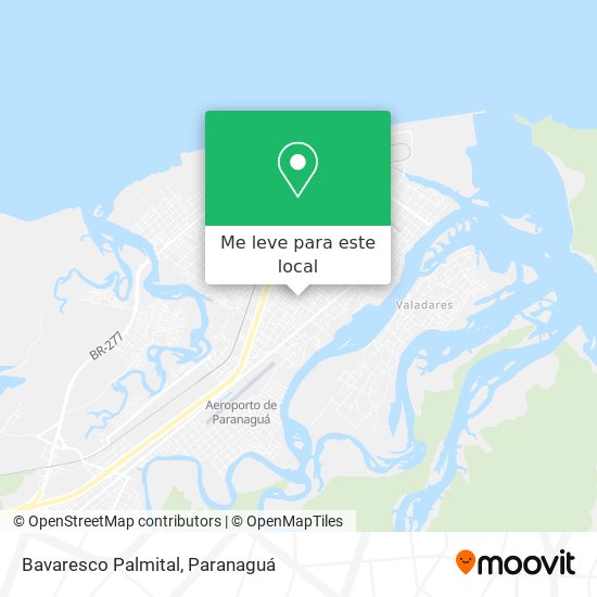Bavaresco Palmital mapa