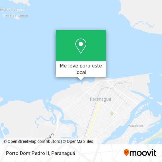 Porto Dom Pedro II mapa