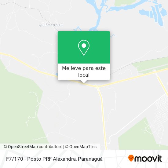 F7/170 - Posto PRF Alexandra mapa