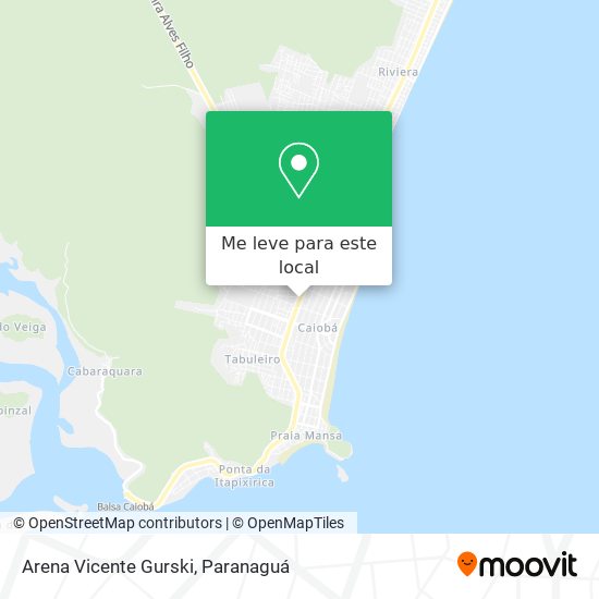 Arena Vicente Gurski mapa