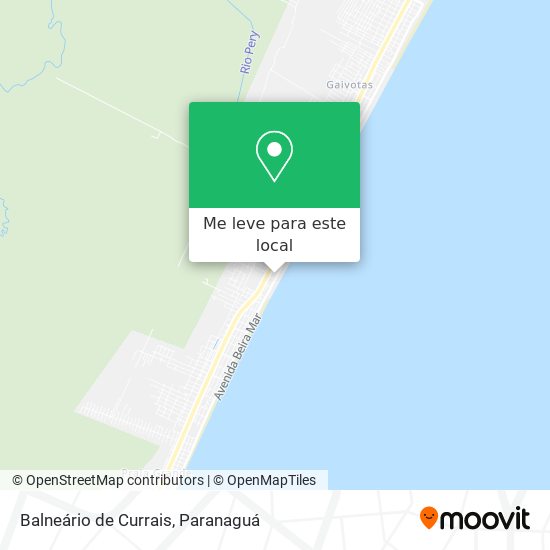 Balneário de Currais mapa