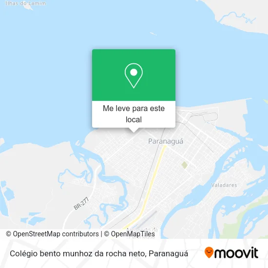 Colégio bento munhoz da rocha neto mapa