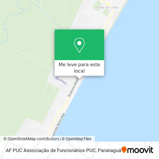 AF PUC Associação de Funcionários PUC mapa